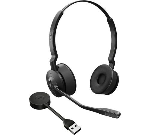 Гарнитура беспроводная  Jabra Engage 55MS, Stereo USB-A, EMEA, черный