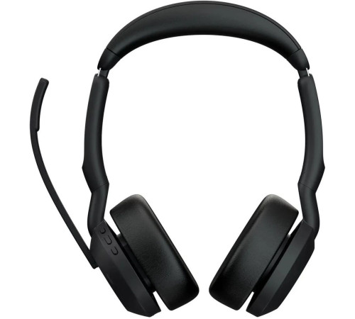 Гарнитура беспроводная Jabra Evolve2 55, Link380c MS Stereo Stand, черный