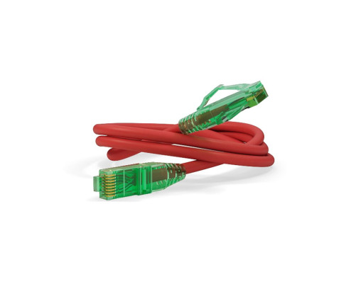 Патч-корд Hyperline U/UTP, Cat.6a, 10G, LSZH, 1 м, красный Патч-корд Hyperline U/UTP, Cat.6a, 10G, LSZH, 1 м, красный