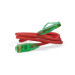 Патч-корд Hyperline U/UTP, Cat.6a, 10G, LSZH, 1 м, красный