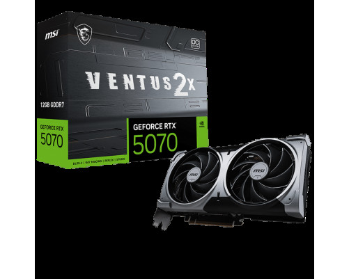 Видеокарта MSI RTX5070 VENTUS 2X OC 12GB, GDDR7/192-bit Видеокарта MSI RTX5070 VENTUS 2X OC 12GB, GDDR7/192-bit