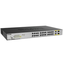 Коммутатор D-Link DGS-1026MP/B2A, черный