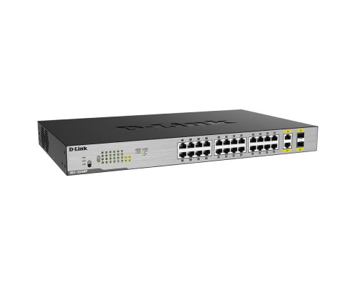 Коммутатор D-Link DGS-1026MP/B2A, черный Коммутатор D-Link DGS-1026MP/B2A, черный