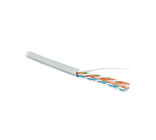 Кабель витая пара Hyperline U/UTP, неэкранированный, cat.5e, 4 pair, 24 AWG, LSZH, 100 м, серый