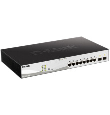 Коммутатор D-Link DGS-1210-10MP/FL2A, черный