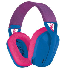 Гарнитура беспроводная игровая Logitech G435 LightSpeed, синий/розовый