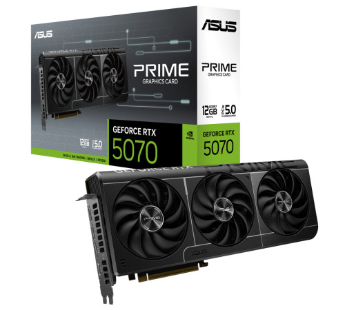 Видеокарта ASUS RTX5070 PRIME 12GB, GDDR7/192-bit