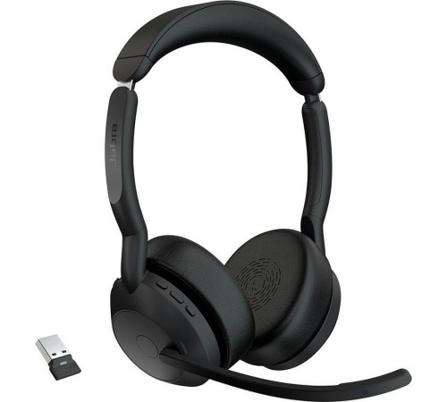 Гарнитура беспроводная Jabra Evolve2 55, Link380a MS Stereo, черный