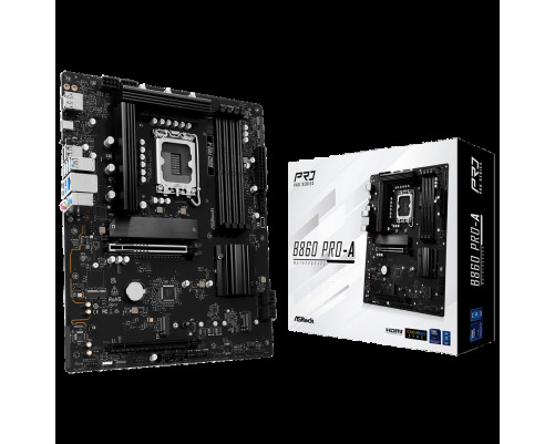 Материнская плата ASRock B860 PRO-A (LGA1851) Материнская плата ASRock B860 PRO-A (LGA1851)