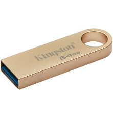 USB накопитель 64GB Kingston DataTraveler SE9 G3 USB 3.2 Gen 1, золотистый
