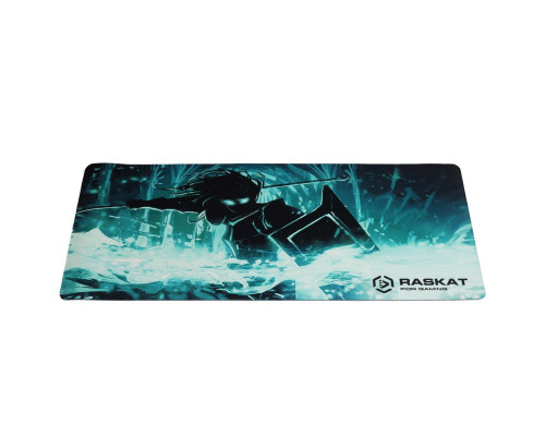 Игровой коврик для мыши Raskat Paladin IP - L, черный/зеленый