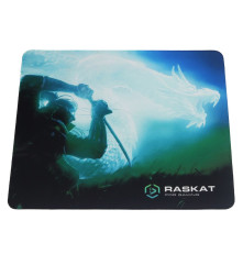 Игровой коврик для мыши Raskat Ronin FF - M, черный/зеленый
