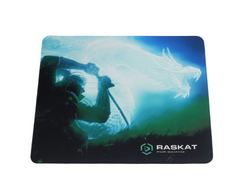Игровой коврик для мыши Raskat Ronin FF - M, черный/зеленый
