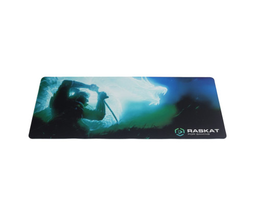 Игровой коврик для мыши Raskat Ronin FF - L, черный/зеленый