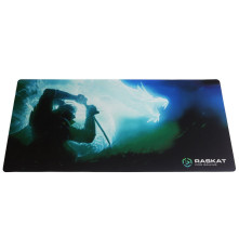 Игровой коврик для мыши Raskat Ronin FF - XL, черный/зеленый
