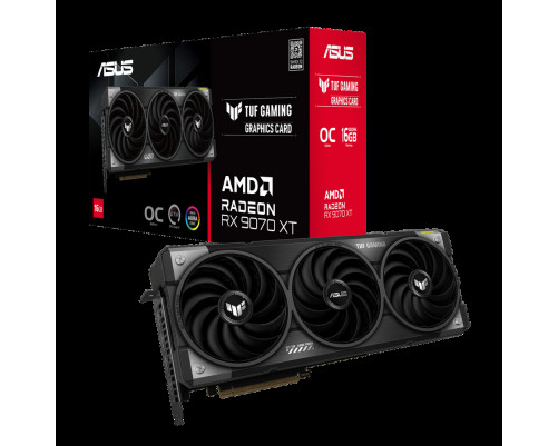 Видеокарта ASUS Radeon TUF-RX9070XT-O16G-GAMING 16GB GDDR6/256-bit