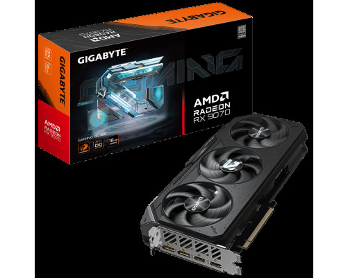 Видеокарта Gigabyte RX9070 GAMING OC 16GB, GDDR6/256-bit Видеокарта Gigabyte RX9070 GAMING OC 16GB, GDDR6/256-bit