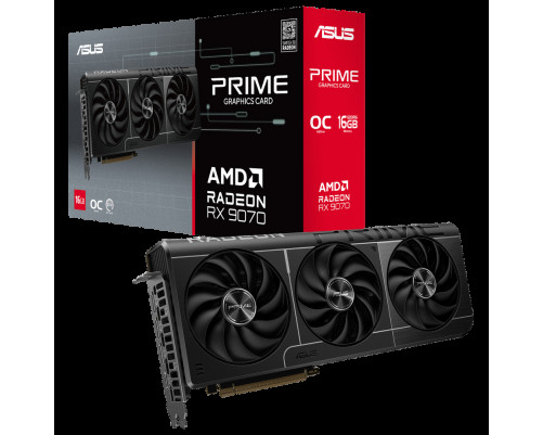 Видеокарта ASUS Radeon PRIME-RX9070-O16G 16GB GDDR6/256-bit Видеокарта ASUS Radeon PRIME-RX9070-O16G 16GB GDDR6/256-bit