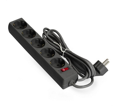 Сетевой фильтр ExeGate SP-5-5B, 5 розеток, 5 м, черный