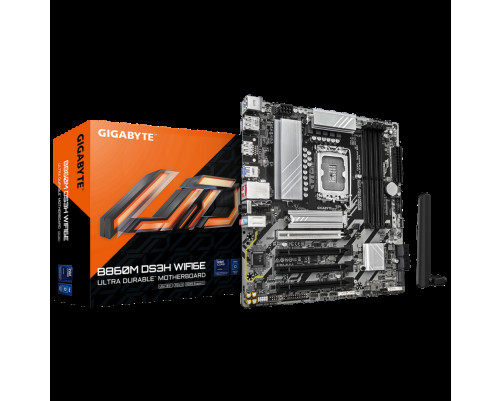 Материнская плата GIGABYTE B860M DS3H WIFI6E (LGA1851) Материнская плата GIGABYTE B860M DS3H WIFI6E (LGA1851)