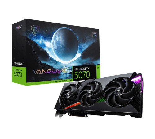 Видеокарта MSI RTX5070 VANGUARD SOC 12GB, GDDR7/192-bit
