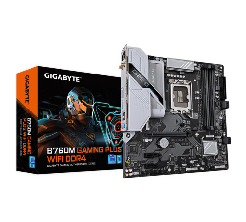 Материнская плата Gigabyte B760M GAMING PLUS WIFI DDR4 (LGA1700)