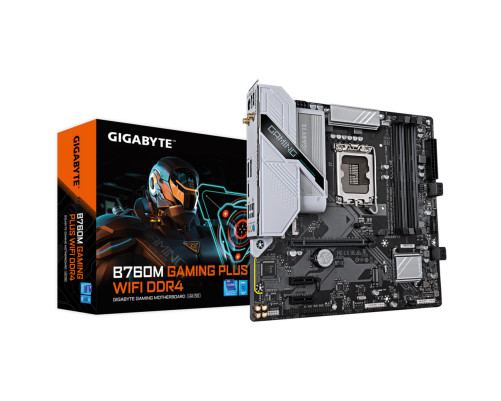 Материнская плата Gigabyte B760M GAMING PLUS WIFI DDR4 (LGA1700) Материнская плата Gigabyte B760M GAMING PLUS WIFI DDR4 (LGA1700)