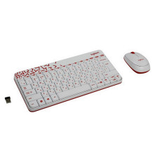Комплект (клавиатура/мышь) беспроводной Logitech MK240, белый