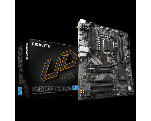 Материнская плата Gigabyte B760 DS3H AX DDR4 (LGA1700) Материнская плата Gigabyte B760 DS3H AX DDR4 (LGA1700)