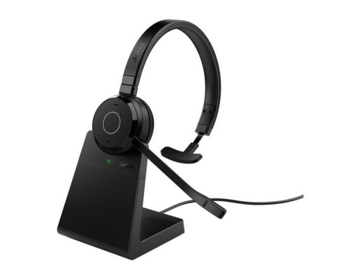 Беспроводная гарнитура Jabra Evolve 65 TE с подставкой, черный