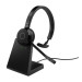 Беспроводная гарнитура Jabra Evolve 65 TE с подставкой, черный