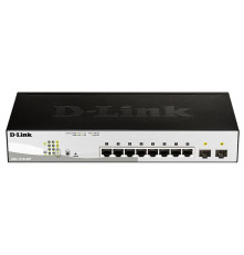 Коммутатор D-Link DGS-1210-08P/G3A, черный