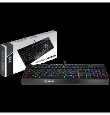 Клавиатура проводная игровая MSI VIGOR GK20 RU, черный
