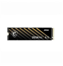 Твердотельный накопитель MSI SPATIUM M461, 4TB, M.2(22x80mm), NVMe, PCIe 4.0 x4, 3D QLC, R/W 5000/4200, IOPs 600 000/850 000, TBW 900, DWPD 0.12