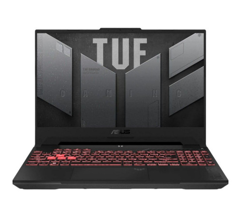 Ноутбук ASUS TUF Gaming A15 FA507NVR-LP040 AMD Ryzen 7 7435HS/16Gb/512Gb/RTX4060 8Gb/15.6"/IPS/FHD/144Hz/NoOS/Mecha Gray (90NR0JK5-M00230)