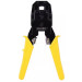 Обжимные клещи Deli DL2468, 8P(RJ-45), 6P(RJ-14 и RJ-12), 4P(RJ-9) 200мм, в комплекте инструмент для снятия изоляции и набор коннектеров, OEM