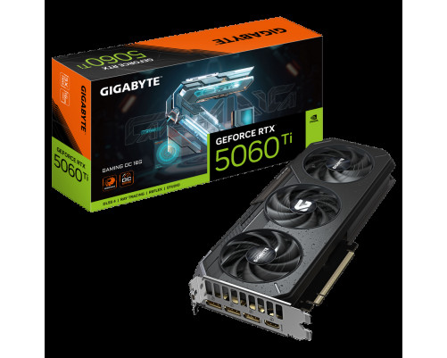 Видеокарта Gigabyte RTX5060Ti GAMING OC 16GB, GDDR7/128-bit
