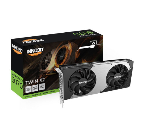 Видеокарта INNO3D RTX5070 TWIN X2 12GB, GDDR7/192-bit