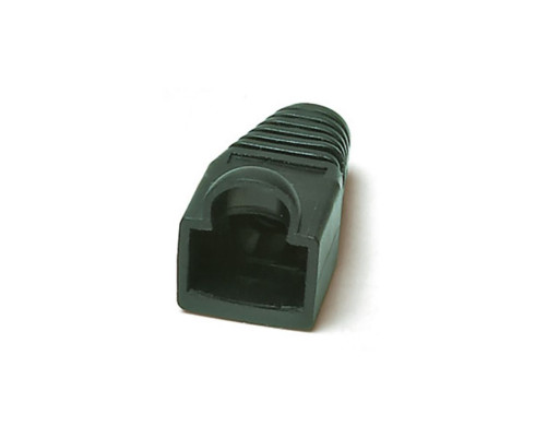 Изолирующий колпачок для разъемов RJ-45 Hyperline BOOT-BK-10 , черный, 10 штук