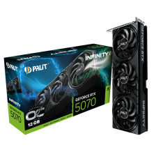 Видеокарта Palit RTX5070 INFINITY 3 OC 12GB, GDDR7/192-bit