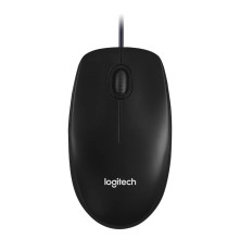 Мышь проводная Logitech M100, черный