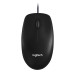 Мышь проводная Logitech M100, черный