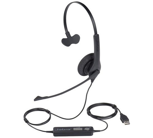 Гарнитура проводная Jabra BIZ 1500 MS Mono, черный