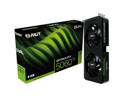 Видеокарта Palit RTX5060Ti DUAL 8GB, GDDR7/128-bit