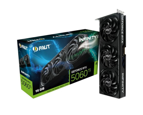 Видеокарта Palit RTX5060Ti INFINITY 3 16GB, GDDR7/128-bit Видеокарта Palit RTX5060Ti INFINITY 3 16GB, GDDR7/128-bit