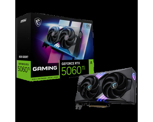 Видеокарта MSI RTX5060Ti GAMING OC 8GB, GDDR7/128-bit Видеокарта MSI RTX5060Ti GAMING OC 8GB, GDDR7/128-bit