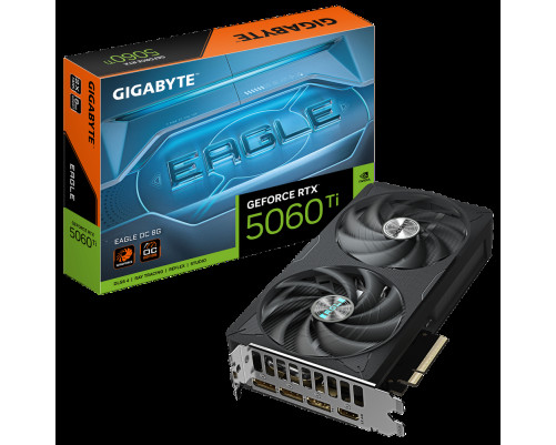 Видеокарта Gigabyte RTX5060Ti EAGLE OC 8GB, GDDR7/128-bit Видеокарта Gigabyte RTX5060Ti EAGLE OC 8GB, GDDR7/128-bit