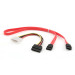 Комплект кабелей SATA Cablexpert CC-SATA-N, интерфейсный (48см) 7pin/7pin и питания (0.15 м) 4pin/15pin, медь, пакет