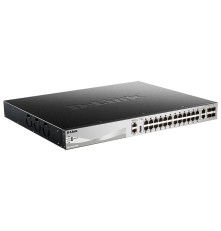 Коммутатор D-Link DGS-3130-30PS/B2A, черный