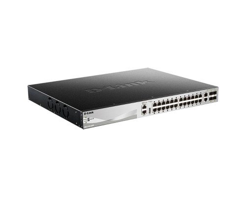Коммутатор D-Link DGS-3130-30PS/B2A, черный